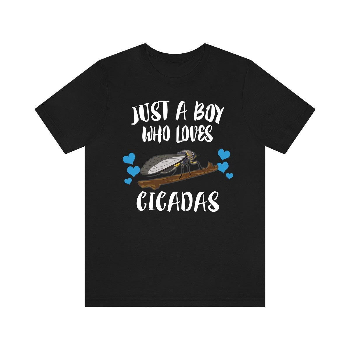 Just A Boy Who Loves Cicadas Shirt, Cicada Lover Shirt, Insect Shirt, Insect Lover Gift, Animal Adult Kids T-Shirt Image 1