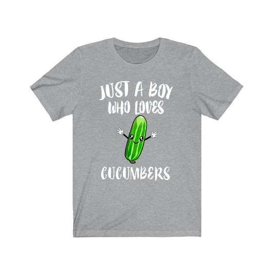 Just A Boy Who Loves Cucumbers Shirt - cucumber print design