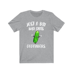 Just A Boy Who Loves Cucumbers Shirt - cucumber print design