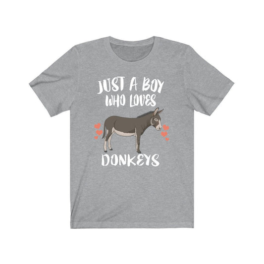 Just A Boy Who Loves Donkeys Shirt - donkey print design