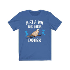 Just A Boy Who Loves Doves Birds Shirt - dove print design