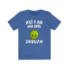 Just A Boy Who Loves Durian Fruit Shirt - durian print design