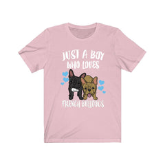 Just A Boy Who Loves French Bulldogs Shirt - French Bulldog print design