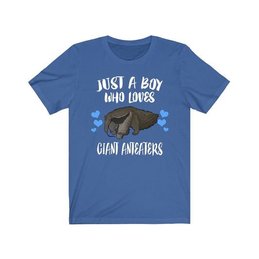 Just a boy who loves giant anteaters South American mammal tee