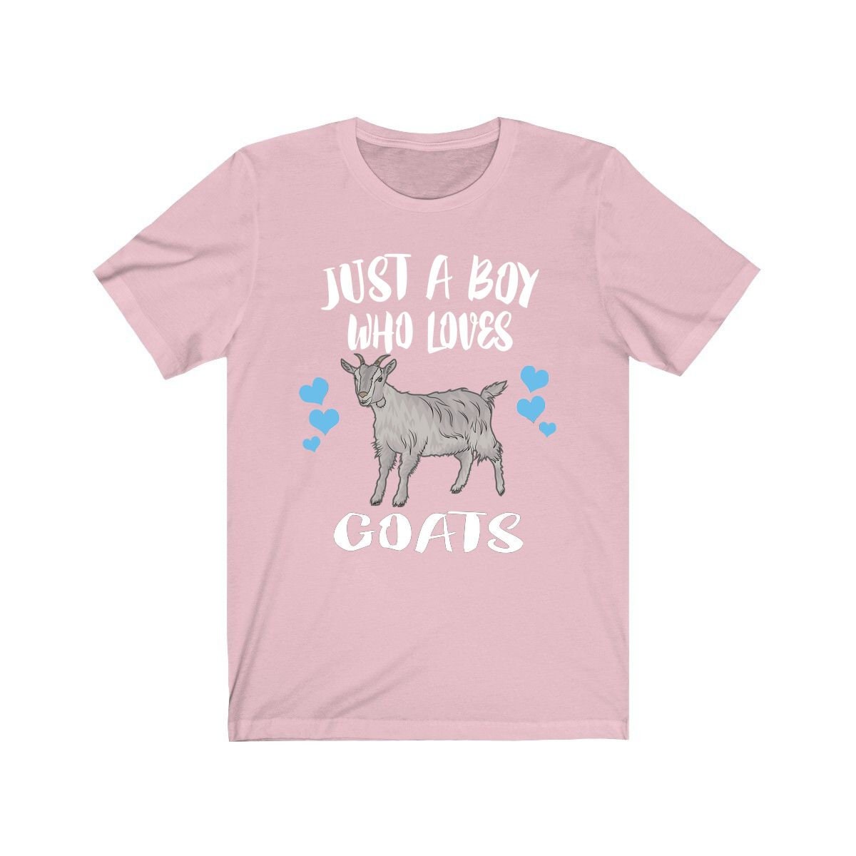 Just A Boy Who Loves Goats Shirt, Goat Lover Shirt, Goat Shirt, Goat Gift, Animal Adult Kids T-Shirt Image 4