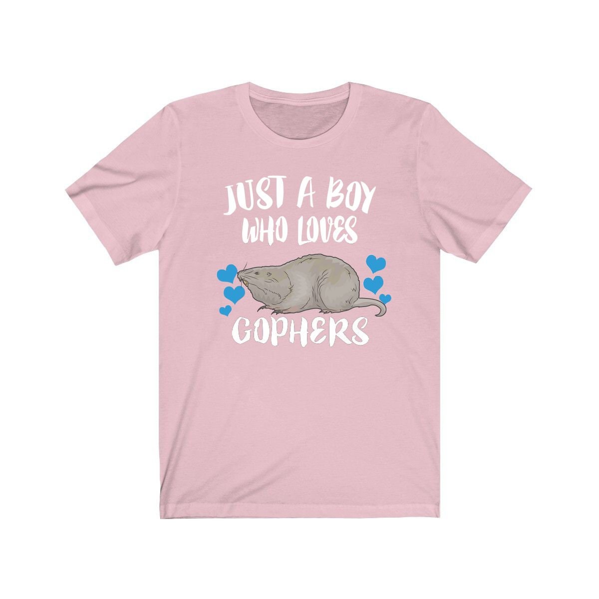 Just A Boy Who Loves Gophers Shirt, Gopher Lover Shirt, Gopher Shirt, Gopher Gift, Animal Adult Kids T-Shirt Image 4