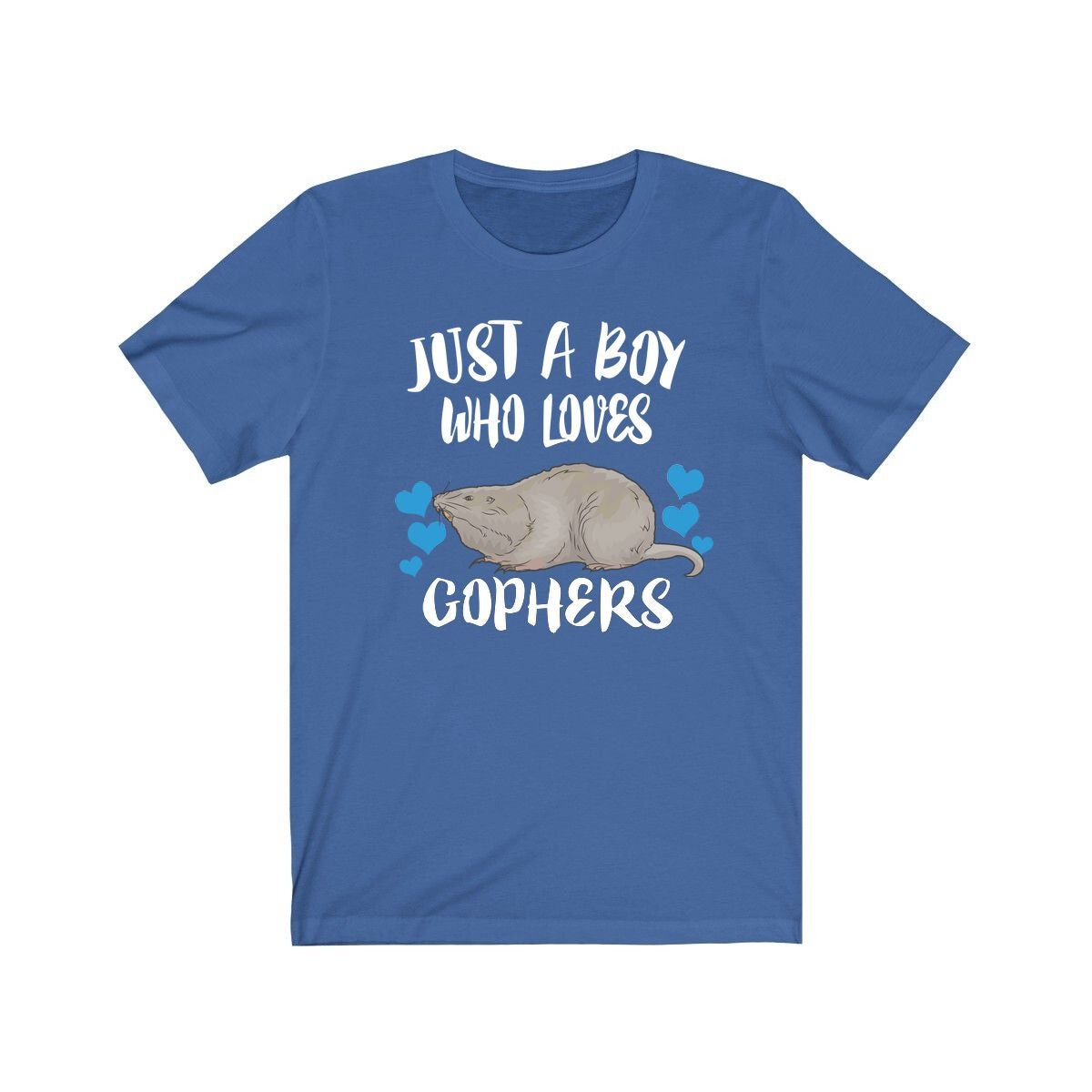 Just A Boy Who Loves Gophers Shirt, Gopher Lover Shirt, Gopher Shirt, Gopher Gift, Animal Adult Kids T-Shirt Image 3