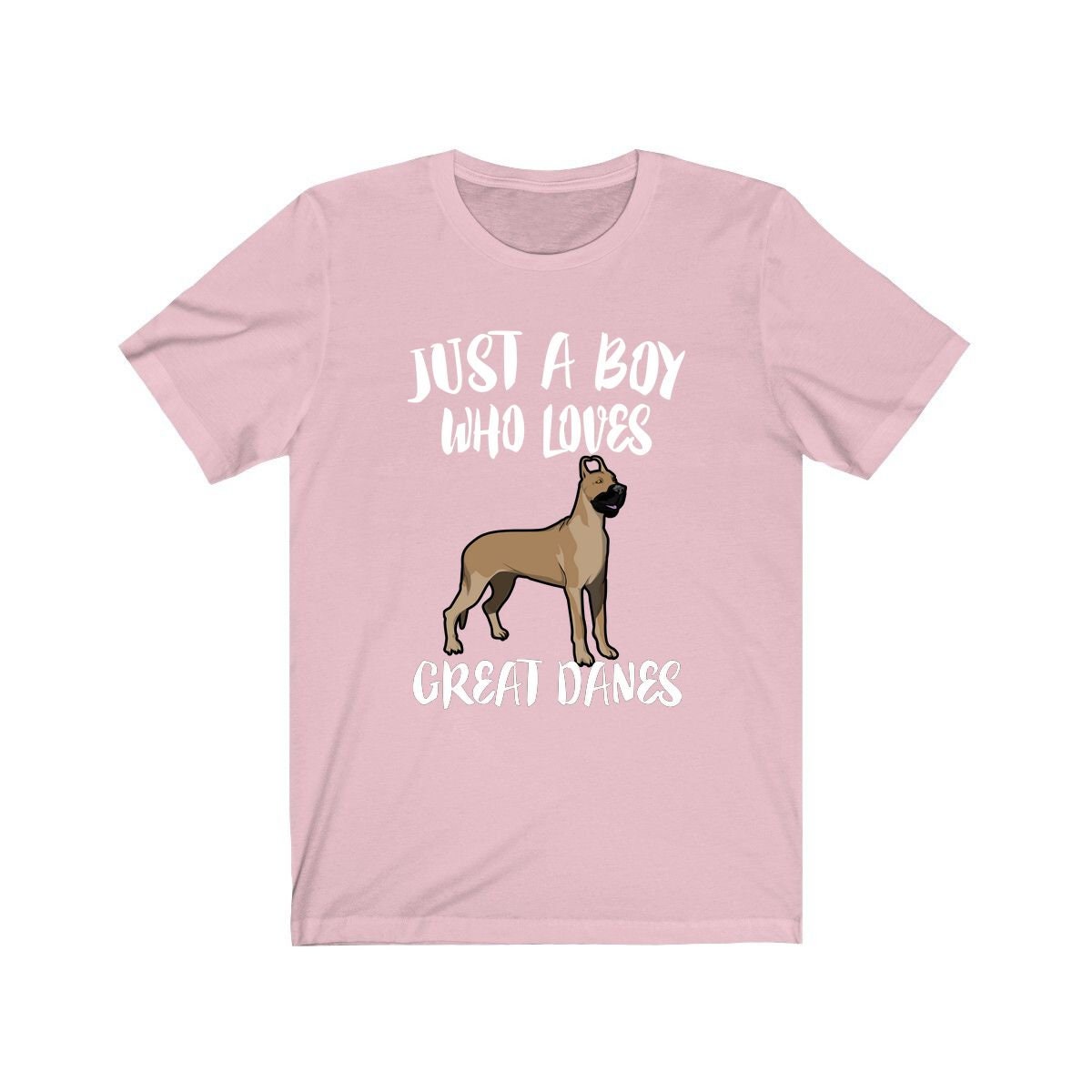 Just A Boy Who Loves Great Danes Shirt, Great Dane Lover Shirt, Dog Shirt, Dog Lover Gift, Animal Adult Kids T-Shirt Image 4