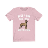 Just A Boy Who Loves Great Danes Shirt, Great Dane Lover Shirt, Dog Shirt, Dog Lover Gift, Animal Adult Kids T-Shirt Image 4