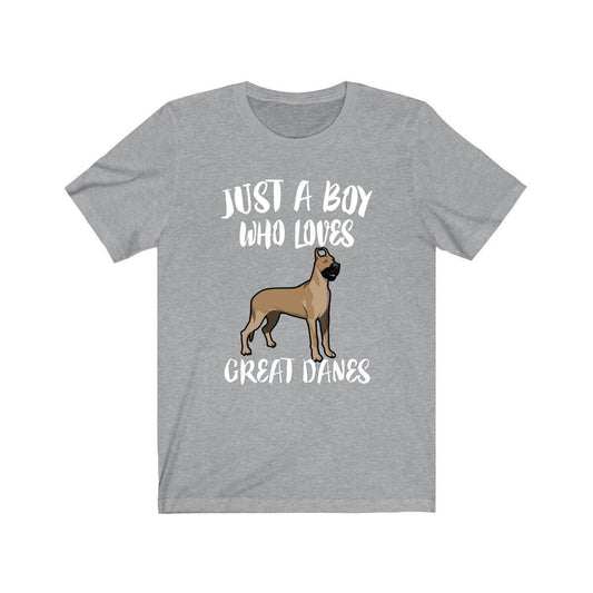 Just A Boy Who Loves Great Danes Shirt - Great Dane print design
