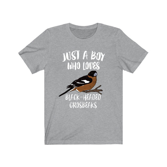 Just A Boy Who Loves Grosbeaks Birds Shirt - grosbeak print design
