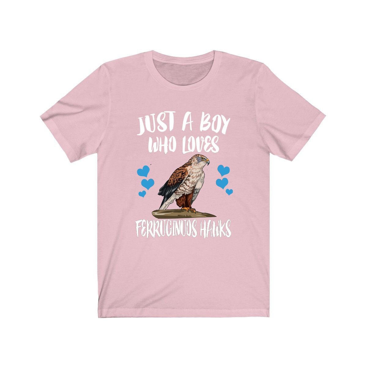 Just A Boy Who Loves Ferruginous Hawks Shirt, Ferruginous Hawk Lover Shirt, Birding Shirt, Hawk Lover Gift, Animal Adult Kids T-Shirt Image 5