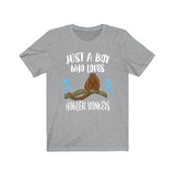Just A Boy Who Loves Howler Monkeys Shirt, Howler Monkey Lover Shirt, Monkey Shirt, Monkey Lover Gift, Animal Adult Kids T-Shirt Image 2