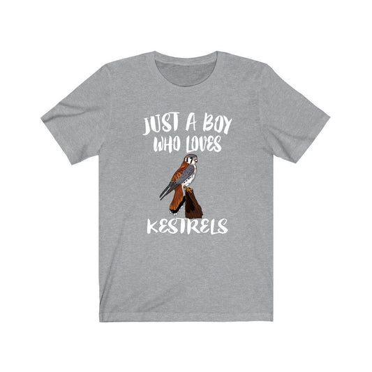 Just A Boy Who Loves Kestrels Birds Shirt - Kestrel print design
