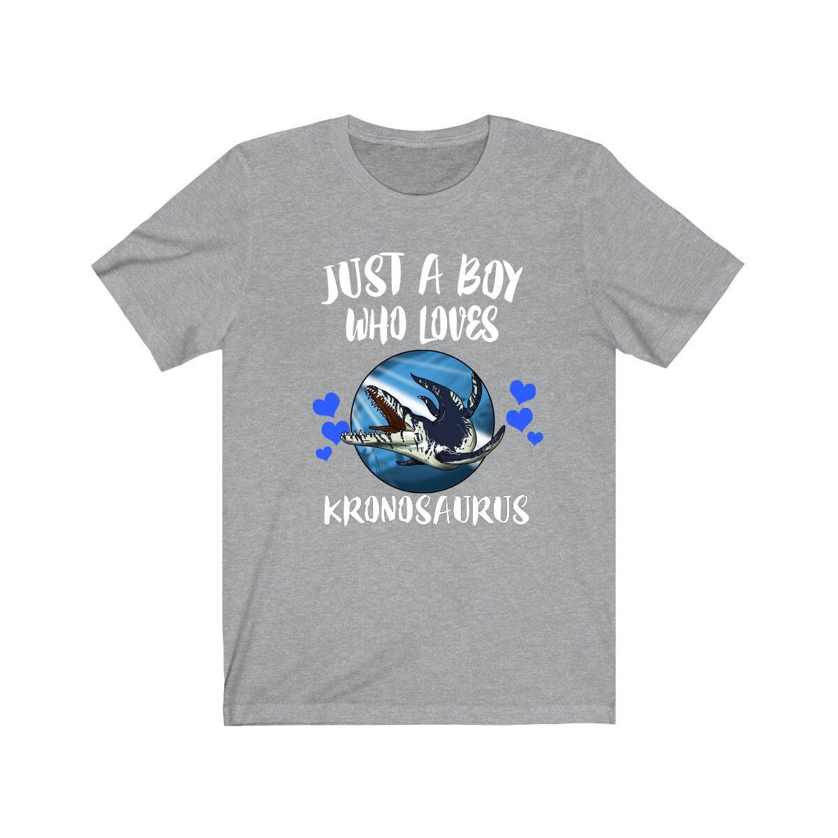 Just A Boy Who Loves Kronosaurus Dinosaur Shirt, Dinosaur Lover Shirt, Kronosaurus Shirt, Dinosaur Shirt, Animal Adult Kids T-Shirt Image 2
