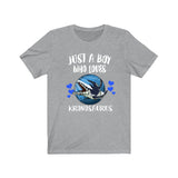 Just A Boy Who Loves Kronosaurus Dinosaur Shirt, Dinosaur Lover Shirt, Kronosaurus Shirt, Dinosaur Shirt, Animal Adult Kids T-Shirt Image 2