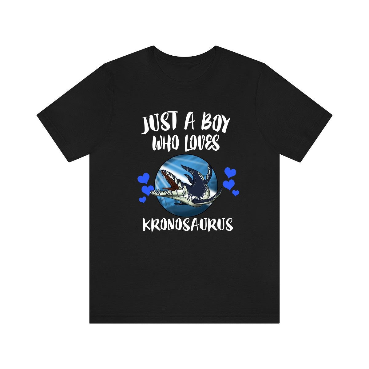 Just A Boy Who Loves Kronosaurus Dinosaur Shirt, Dinosaur Lover Shirt, Kronosaurus Shirt, Dinosaur Shirt, Animal Adult Kids T-Shirt Image 1