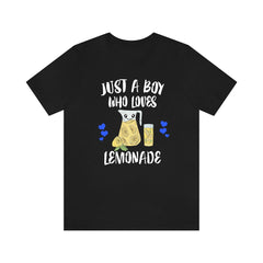 Just a boy who loves lemonade summer refreshing citrus drink tee