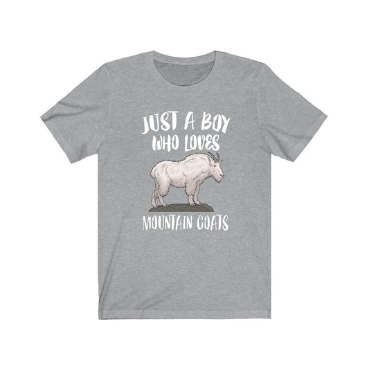 Just A Boy Who Loves Mountain Goats Shirt - mountain goat print design