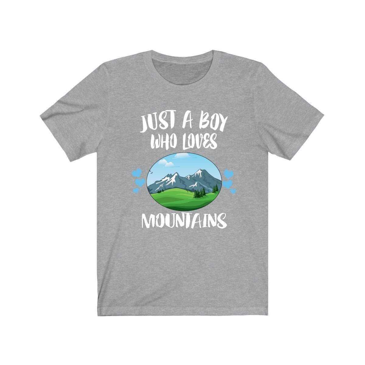 Just A Boy Who Loves Mountains Shirt, Mountain Lover Shirt, Hiking Shirt, Camping Lover Gift, Animal Adult Kids T-Shirt Image 2