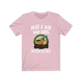 Just A Boy Who Loves Nuthatches Shirt, Nuthatch Lover Shirt, Birding Shirt, Bird Lover Gift, Animal Adult Kids T-Shirt Image 4