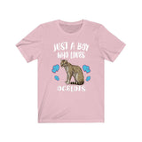 Just A Boy Who Loves Ocelots Cat Shirt, Ocelot Lover Shirt, Ocelot Shirt, Cat Lover Gift, Animal Adult Kids T-Shirt Image 4