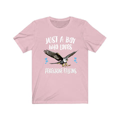 Just A Boy Who Loves Peregrine Falcons Shirt - peregrine falcon print design