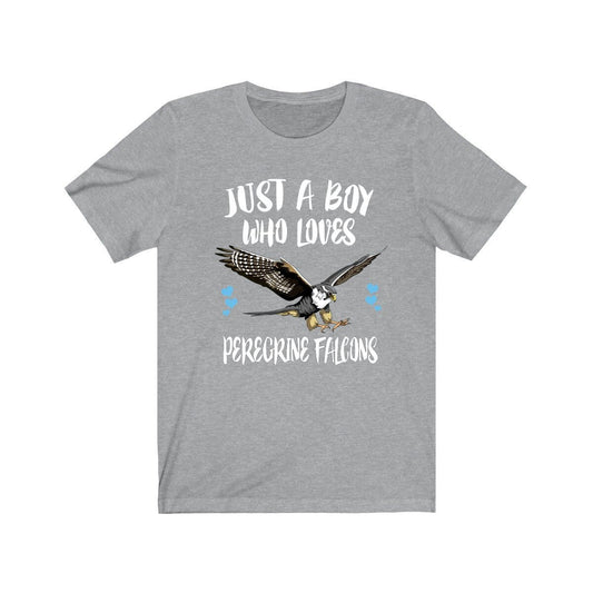 Just A Boy Who Loves Peregrine Falcons Shirt - peregrine falcon print design