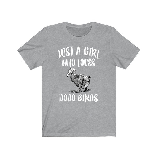 Just a girl who loves dodo birds extinct Mauritius flightless bird tee