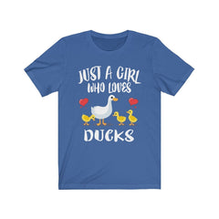 Just A Girl Who Loves Ducks Shirt - duck print design