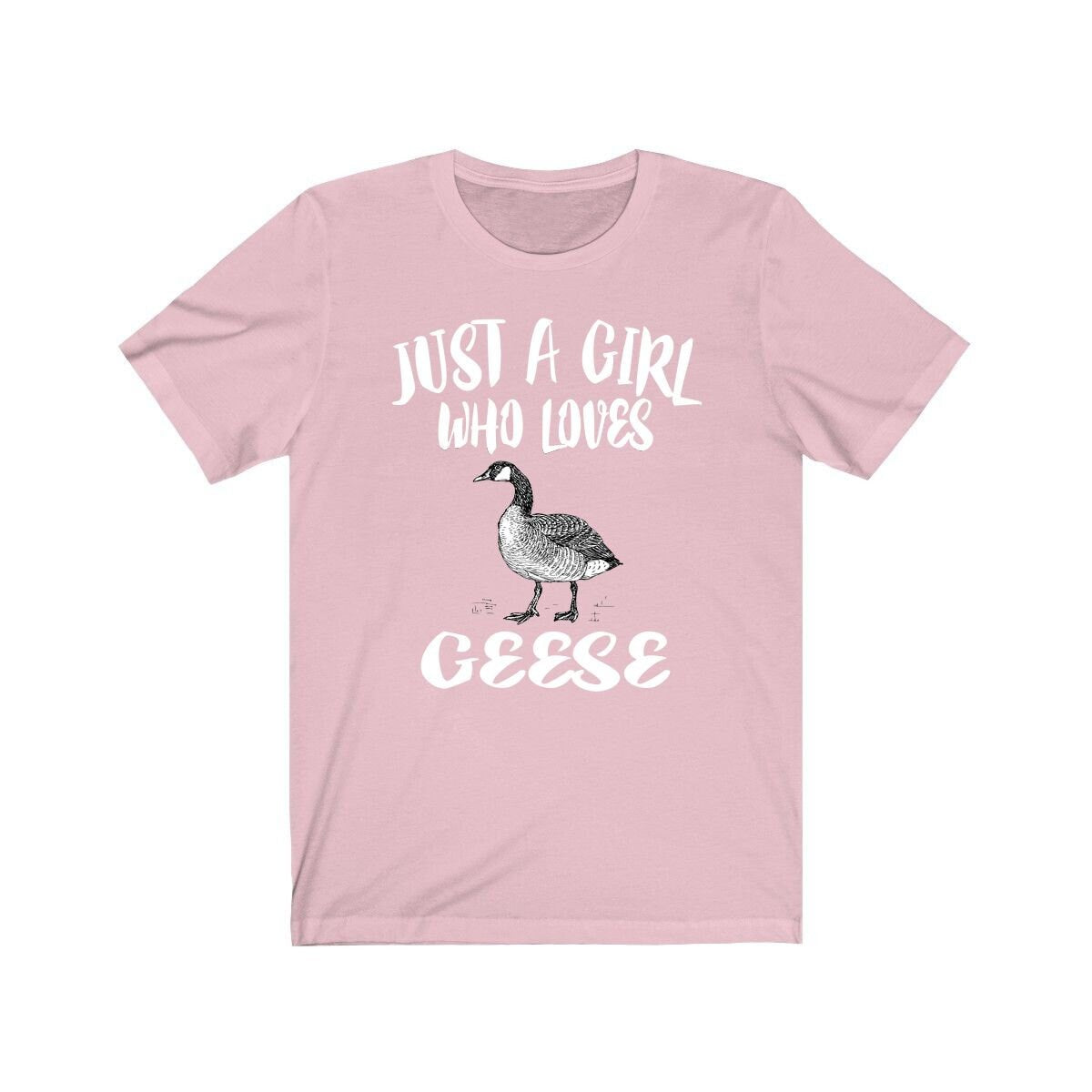 Just A Girl Who Loves Geese Shirt, Geese Shirt, Bird Lover Gift, Geese Owner Gift, Animal Lover Adult Toddler Infant Kids Gift T-Shirt Image 3