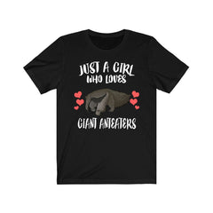 Giant Anteater Girl T-Shirt - giant anteater print design