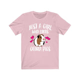 Just A Girl Who Loves Guinea Pigs Shirt, Guinea Pig Shirt, Guinea Pig Lover Gift, Animal Lover Adult Toddler Infant Kids Gift T-Shirt Image 3