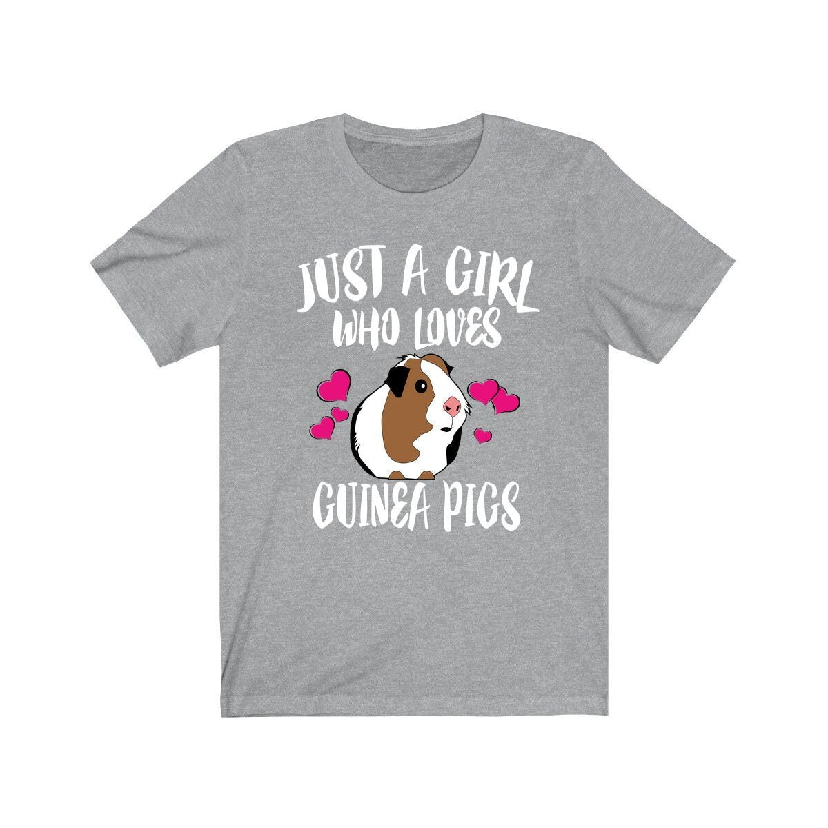 Just A Girl Who Loves Guinea Pigs Shirt, Guinea Pig Shirt, Guinea Pig Lover Gift, Animal Lover Adult Toddler Infant Kids Gift T-Shirt Image 2