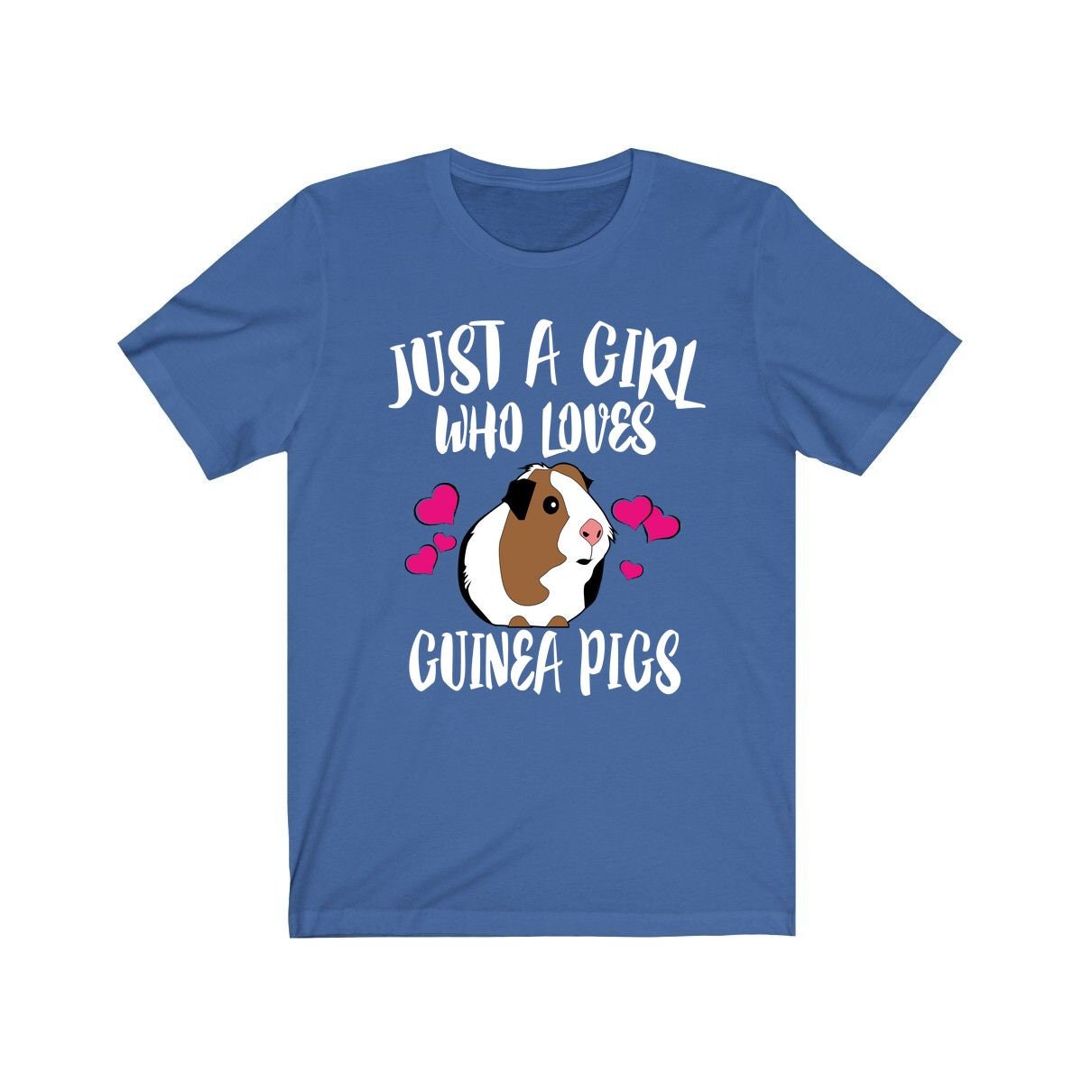 Just A Girl Who Loves Guinea Pigs Shirt, Guinea Pig Shirt, Guinea Pig Lover Gift, Animal Lover Adult Toddler Infant Kids Gift T-Shirt Image 4