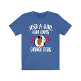 Just A Girl Who Loves Guinea Pigs Shirt, Guinea Pig Shirt, Guinea Pig Lover Gift, Animal Lover Adult Toddler Infant Kids Gift T-Shirt Image 4