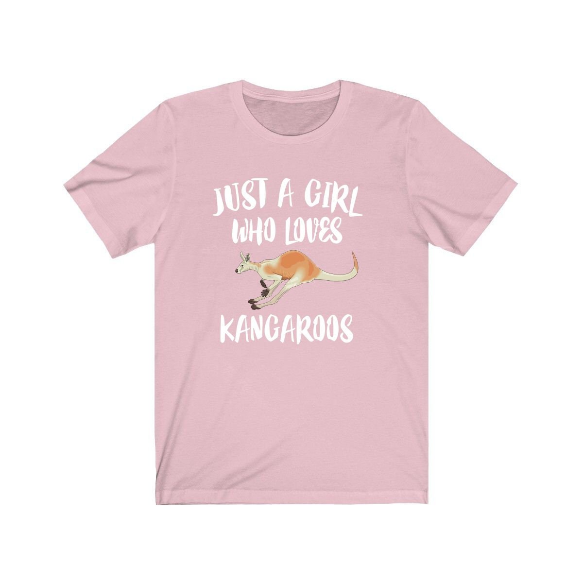 Just A Girl Who Loves Kangaroos Shirt, Kangaroo Lover Shirt, Kangaroo Lover Gift, Animal Lover Shirt, Adult Toddler Infant Kids Gift T-Shirt Image 3