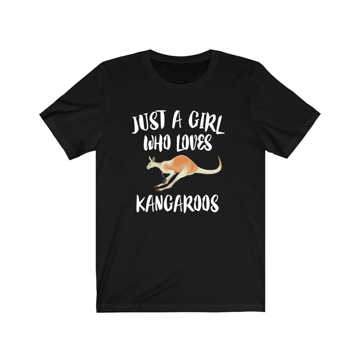 Just A Girl Who Loves Kangaroos Shirt, Kangaroo Lover Shirt, Kangaroo Lover Gift, Animal Lover Shirt, Adult Toddler Infant Kids Gift T-Shirt Image 2