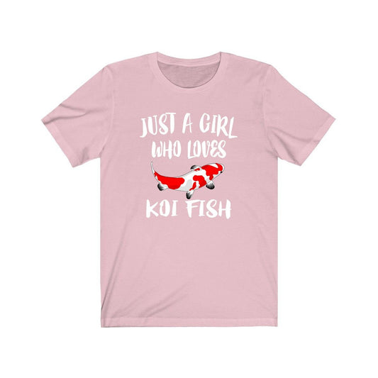 Just A Girl Who Loves Koi Fish Shirt - koi fish print design