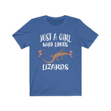 Just A Girl Who Loves Lizards Shirt, Lizard Lover Shirt, Lizard Lover Gift, Animal Lover Shirt, Adult Toddler Infant Kids Gift T-Shirt Image 4