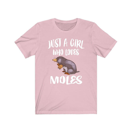 Just A Girl Who Loves Moles Shirt - mole print design