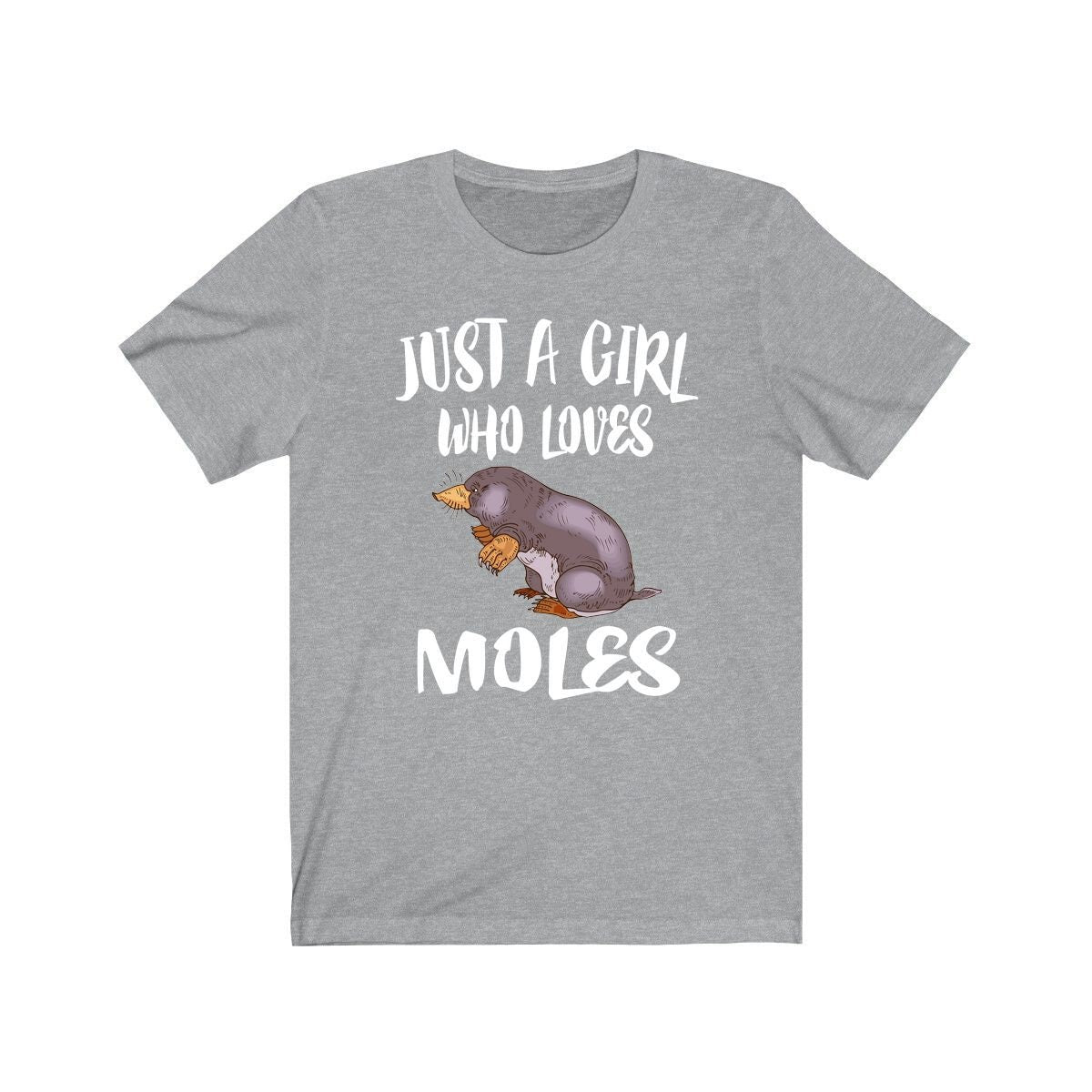 Just A Girl Who Loves Moles Shirt, Mole Lover Shirt, Mole Lover Gift, Cute Mole Gift, Animal Lover Shirt, Adult Toddler Kids Gift T-Shirt Image 3