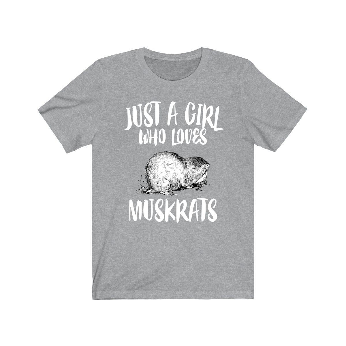 Just A Girl Who Loves Muskrats Shirt, Muskrat Lover Shirt, Muskrat Lover Gift, Animal Lover Shirt, Adult Toddler Infant Kids Gift T-Shirt Image 2