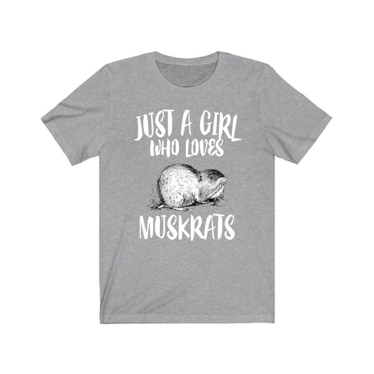 Just A Girl Who Loves Muskrats Shirt - muskrat print design