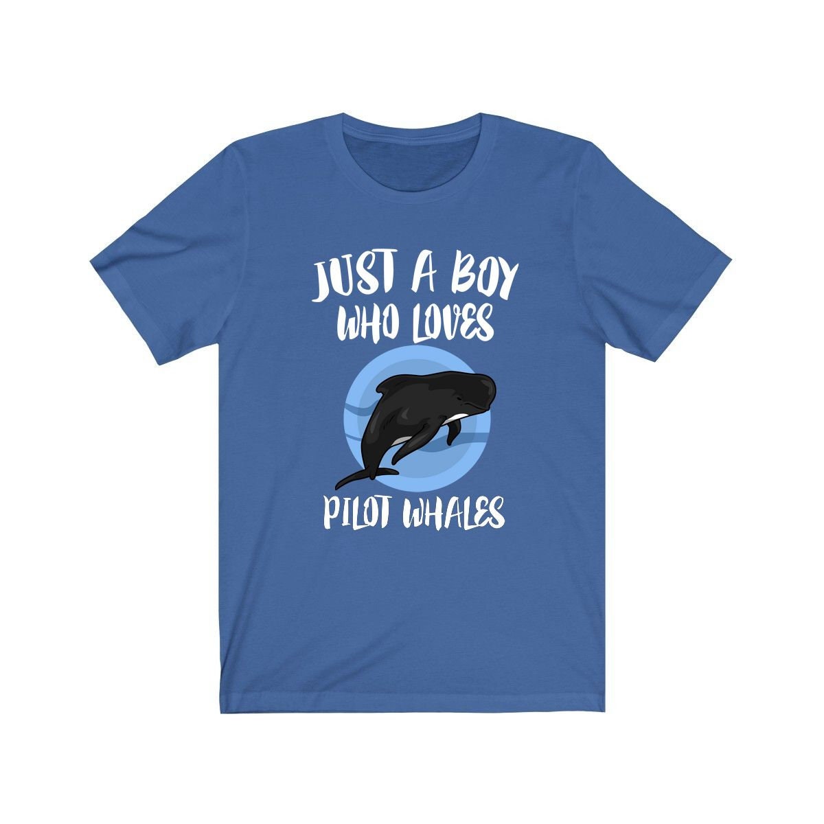 Just A Boy Who Loves Pilot Whales Shirt, Whale Lover Shirt, Whale Shirt, Whale Lover Gift, Animal Adult Kids T-Shirt Image 1