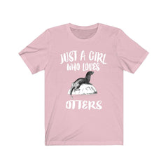 Just A Girl Who Loves Otters Shirt - otter print design