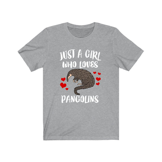 Just A Girl Who Loves Pangolins Shirt - pangolin print design