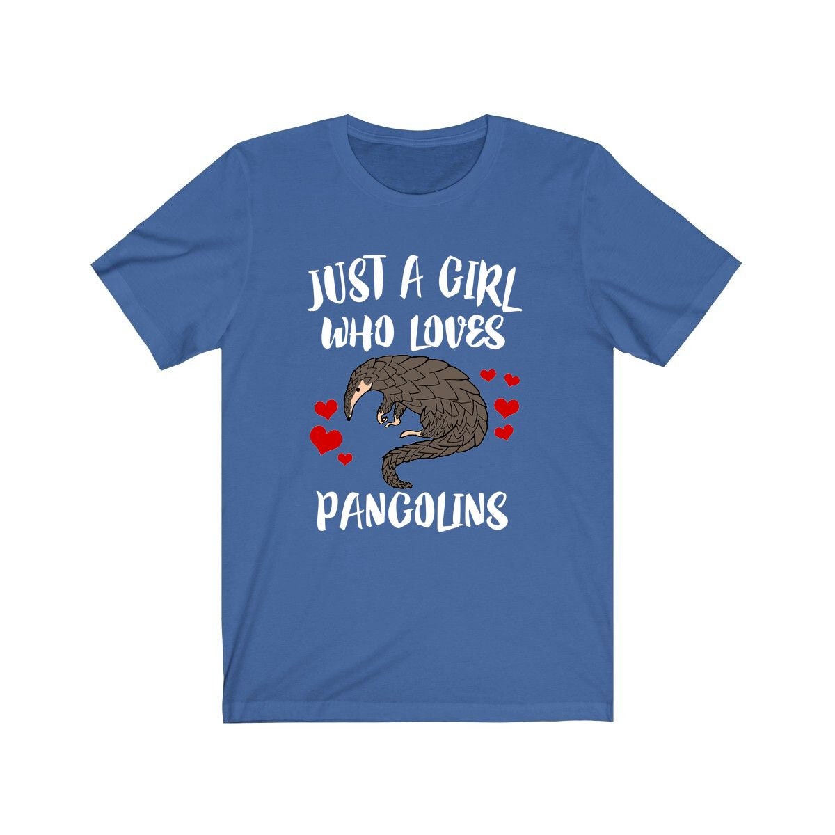 Just A Girl Who Loves Pangolins Shirt, Pangolin Lover Shirt, Pangolin Lover Gift, Animal Lover Shirt, Adult Toddler Infant Kids Gift T-Shirt Image 4