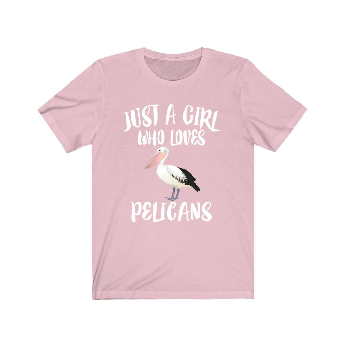 Just A Girl Who Loves Pelicans Shirt, Pelican Lover Shirt, Birding Lover Gift, Animal Lover Shirt, Adult Toddler Infant Kids Gift T-Shirt Image 3
