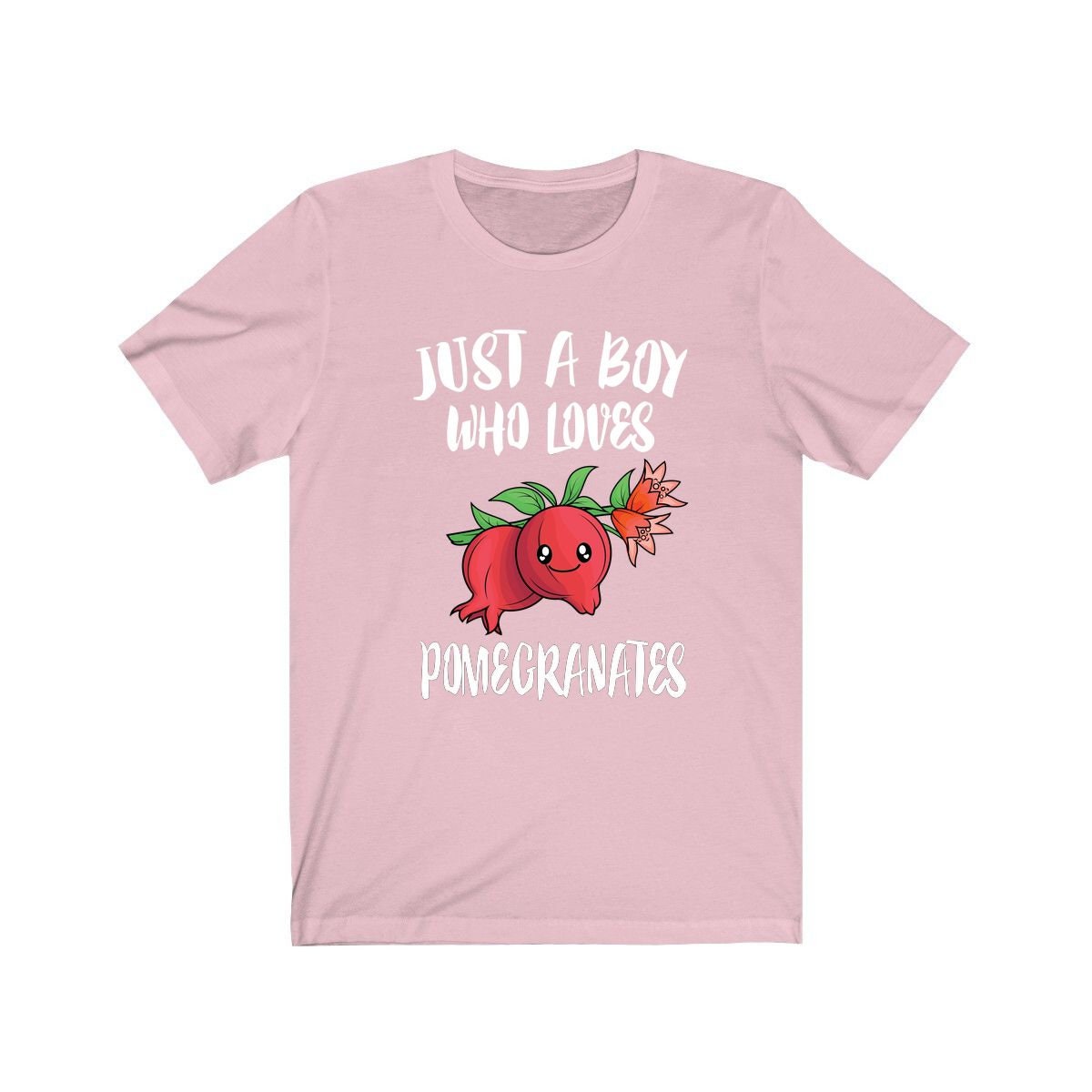 Just A Boy Who Loves Pomegranates Shirt, Pomegranate Lover Shirt, Fruit Shirt, Fruit Lover Gift, Animal Adult Kids T-Shirt Image 4